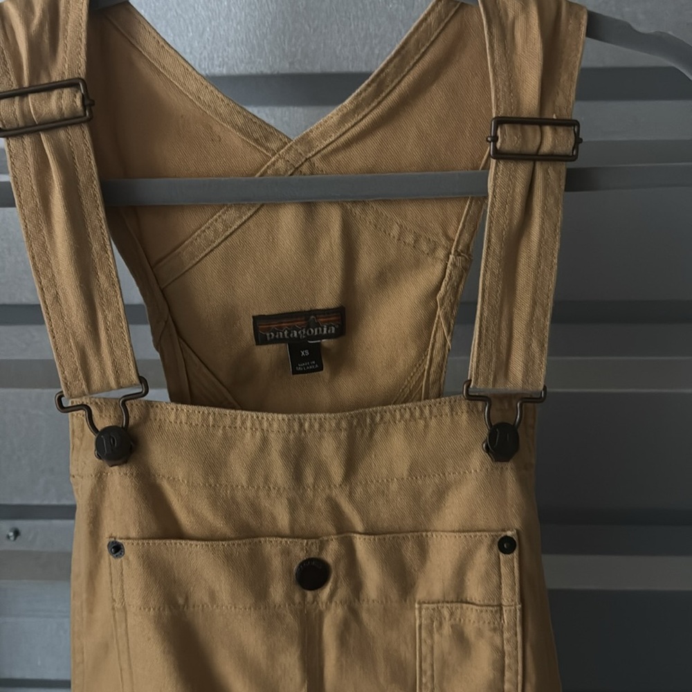 Patagonia All Seasons Hemp Canvas Bib Overalls, XS - Picture 5 of 6